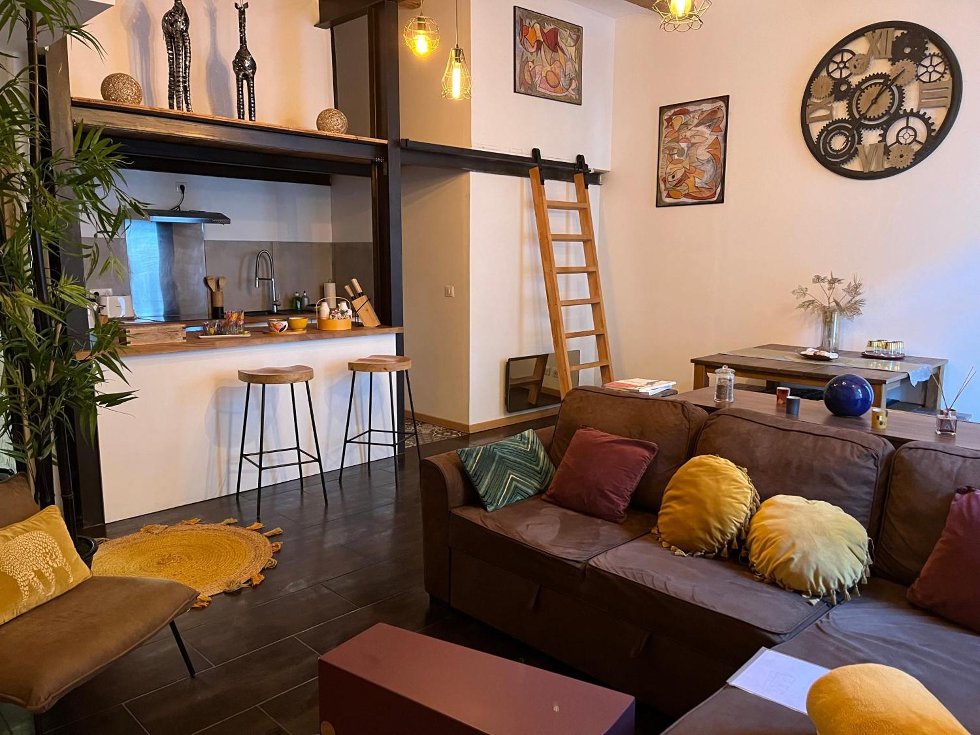 Appartement Atypique Cosy Entre Terre & Mer Marsilia Exterior foto